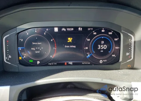 2023 Volkswagen Atlas Cross Sport Sel Premium R-Line из США, поврежденный, VIN 1V2FE2CA7PC212154